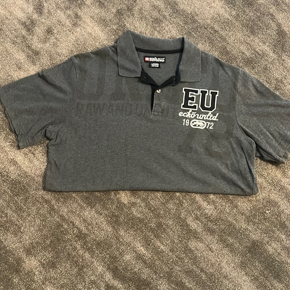 Ecko Unlimited vintage polo , Large embroidered signature Rhino